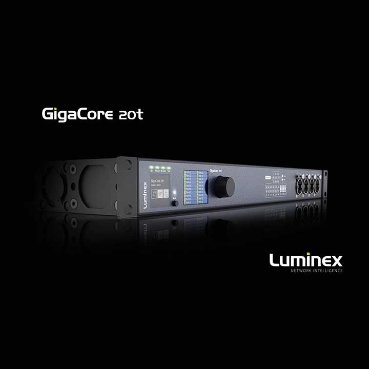 Luminex introduces five new versions to the GigaCore pro AV range of switches