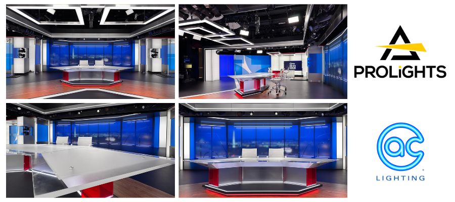 PROLIGHTS Products Illuminate the New PBS News Studio