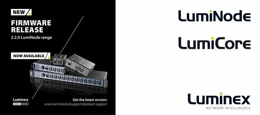 Luminex Announces New Firmware Release 2.2.0 for LumiNode Range