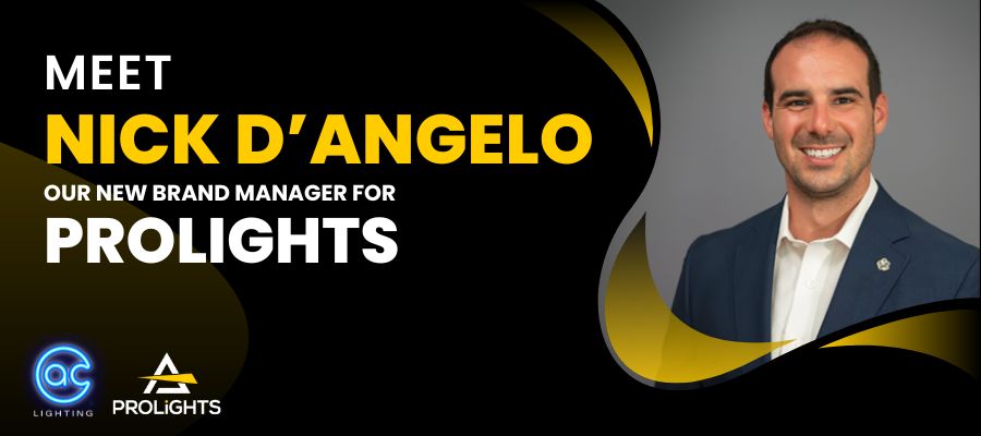 Nick D'Angelo Appointed Brand Manager for PROLIGHTS.