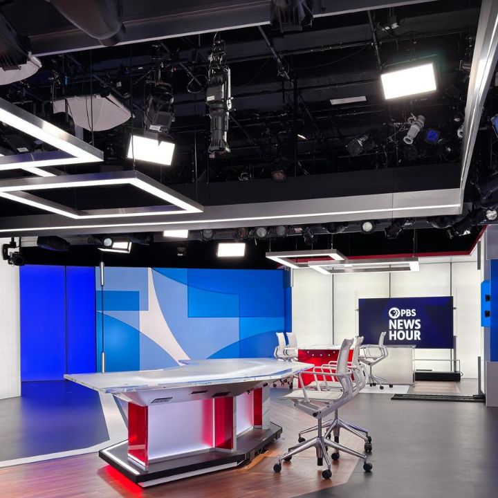 PROLIGHTS Products Illuminate the New PBS News Studio