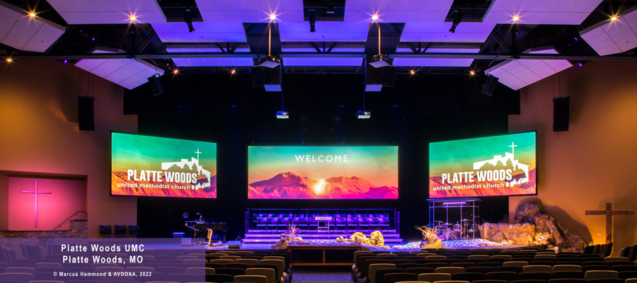 Five Benefits of Immersive Color in House of Worship Environments