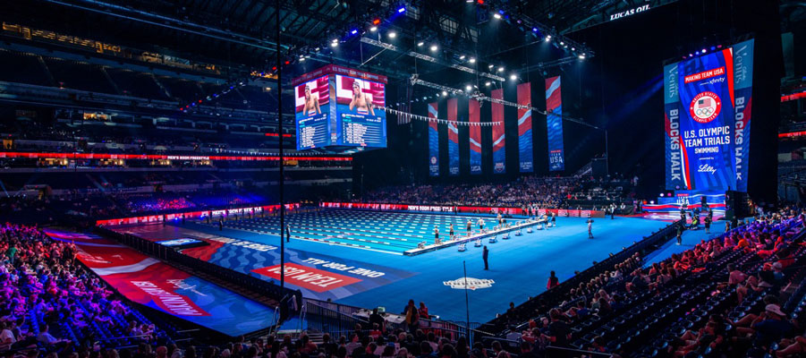 USA 2024 Olympic Swim Trials at the Lucas Oil Stadium in Indianapolis